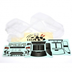 센레이싱 파츠 CEN FORD F-450 SD Complete Body Set w/ Light Bucket ( Clear) CD0903