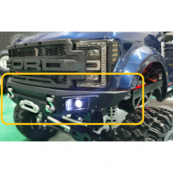 RC 1/10 CEN Ford F450 알루미늄 메탈 프론트 범퍼 HT-F450MF