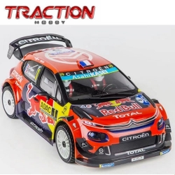 [온라인전용 당일발송] [#Km WRC C3] 1/7 WRC Citroen C3 Rally Car (Red Bull) with Light Set Km WRC C3