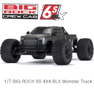 1/7 빅락 6s ARRMA 1/7 BIG ROCK 6S 4X4 BLX Monster Truck RTR ARA7612T