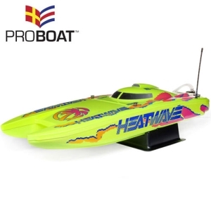 보트 - 온라인전용 Blackjack 24 V2 Catamaran Brushless: RTR, Heat Wave Visual  PRB08049T1