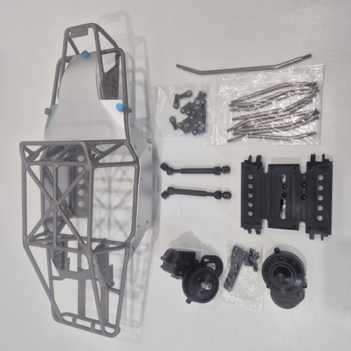 풀 메탈 스틸 버기 락크라울러 커스텀 스틸 용접 차체 샤시 RC-FMRC