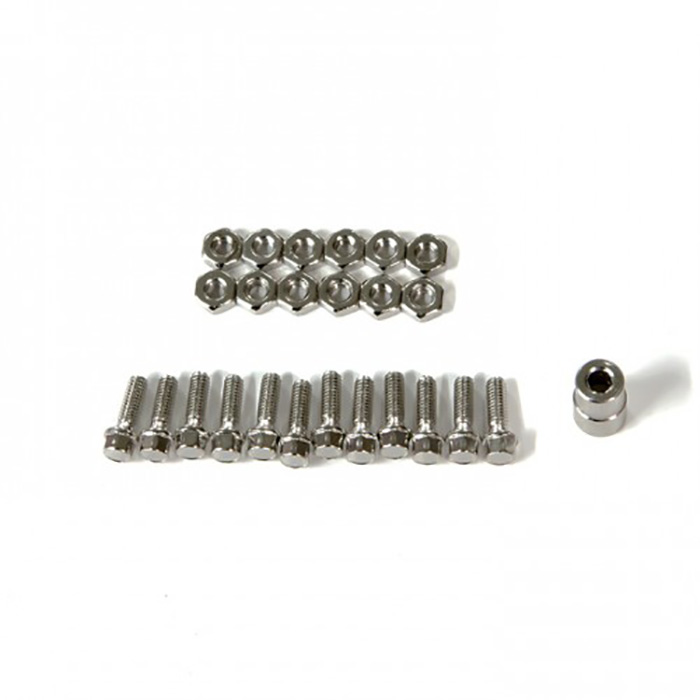 [비드락 휠용] M2.5x8mm Scale hex bolt & nut set GM72104