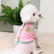 와플조끼(핑크)