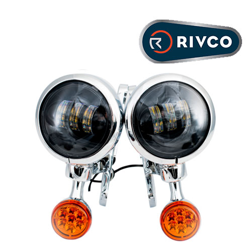 [리브코] 4.5인치 LED AUCILIARY LIGHT 크롬/블랙 투어링 99-20