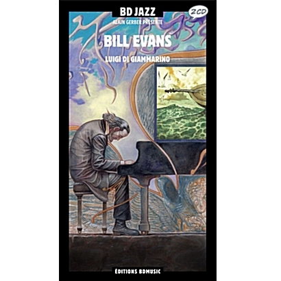 BD JAZZ Bill Evans (일러스트 by Luigi Di Giammarino 루이지 디 지암마리노) : 미술과 음악이 공존하는 아트 클래식 '빌 에반스'