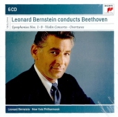 Lenard Bernstein conduct Beethoven - Isaac Stern, New York Philharmonic Orchestra/ (번스타인이 지휘하는 베토벤 - 교향곡 & 바이올린 협주곡 & 서곡) [6CD] [수입]