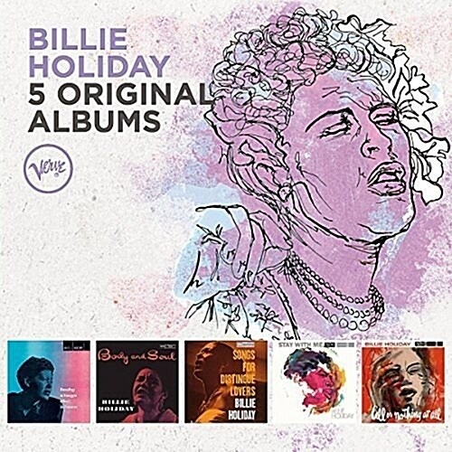 Billie Holiday - 5 Original Albums with Full Original Artwork 빌리 할리데이 오리지널 앨범(5CD)