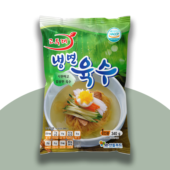 고두래 냉면육수 (340g×5팩)