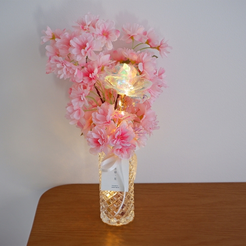 벚꽃 홀로그램 장미 LED 무드등