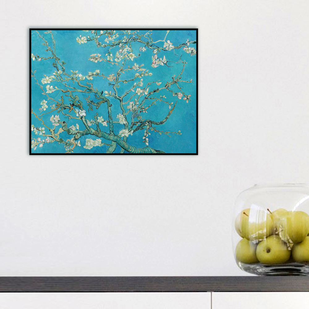 [더벨라] 모던프레임 캔버스액자 | 고흐 - 꽃이 피는 아몬드나무가지 Branches with Almond Blossom