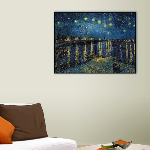 [더벨라] 모던프레임 캔버스액자 | 고흐 - 론강의 별이 빛나는 밤 Starry Night over the Rhone