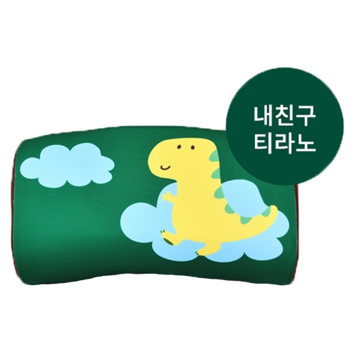 [차앤코코] 바이오 동물캐릭터 아동메모리폼 베개(티라노/토끼/원숭이/기린)