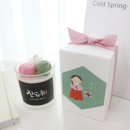 [향기로운]특별한 추석명절선물 답례품 꿀떡 소이캔들