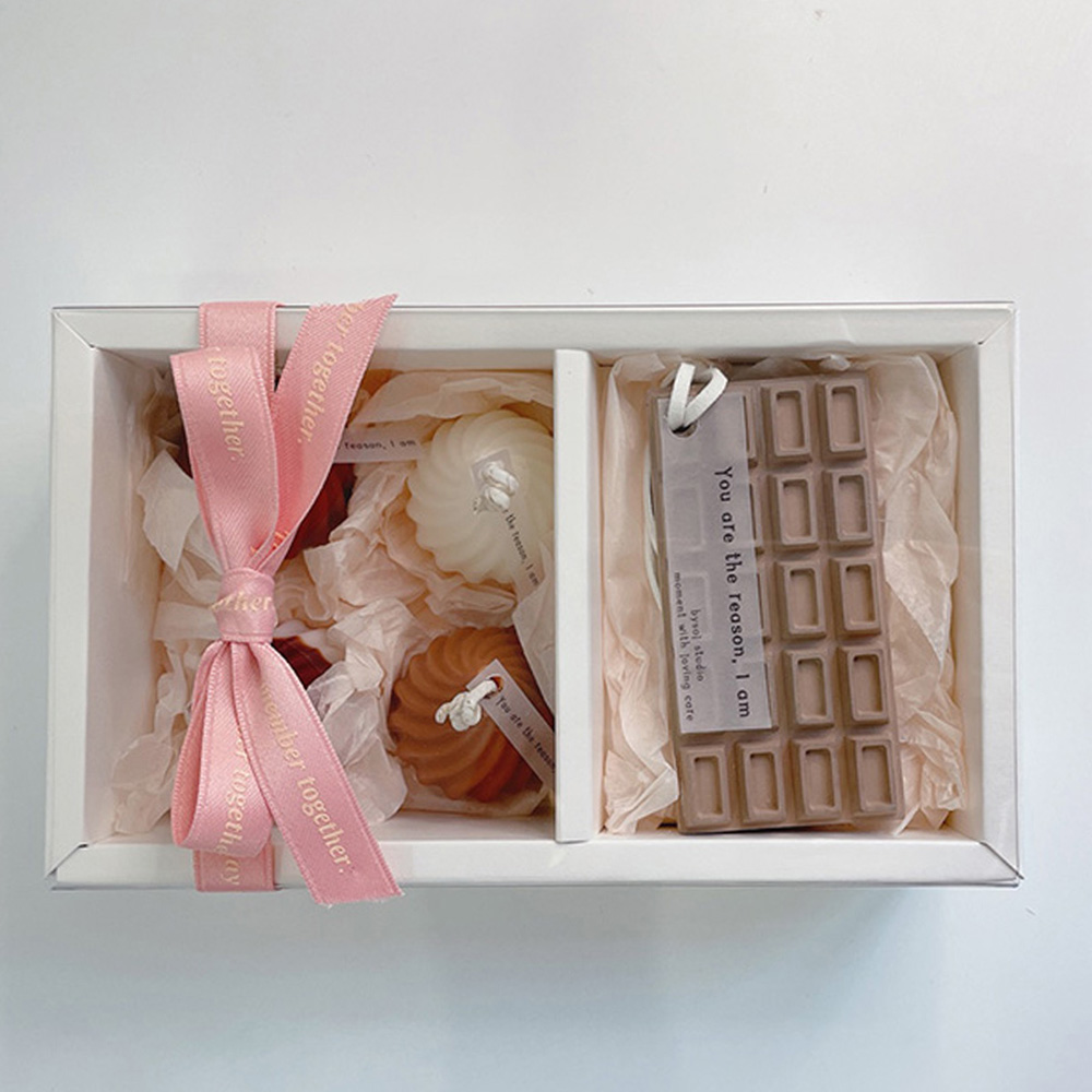[바이솔스튜디오] 프로포즈 고백 특별한 선물 초코캔들 초콜렛 석고방향제 선물세트