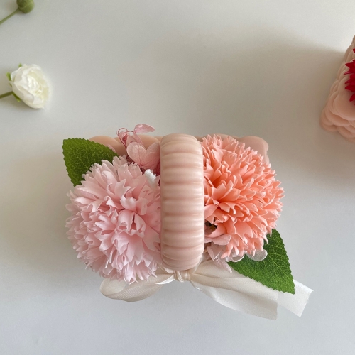 [바이솔스튜디오] 카네이션 비누꽃 바구니 캔들