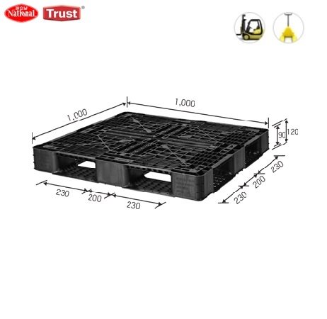 수출용파렛트 1000*1000*120 [규격 : 1,000*1,000*120mm, 중량 5.9kg]