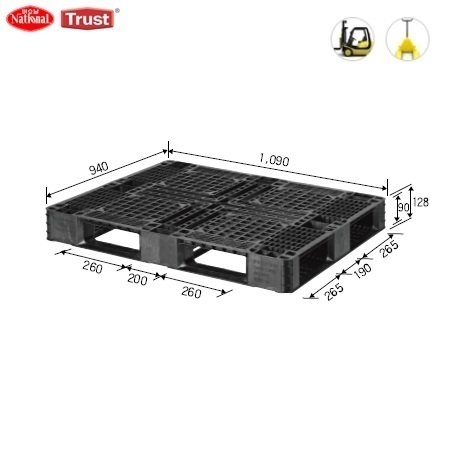 수출용파렛트 1090*940*128 [규격 : 1,090*940*128mm, 중량 8.3kg]