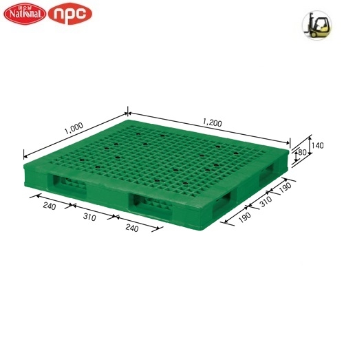 파렛트 7호 [규격 : 1,200x1,000x140㎜ ,중량 26.2kg]