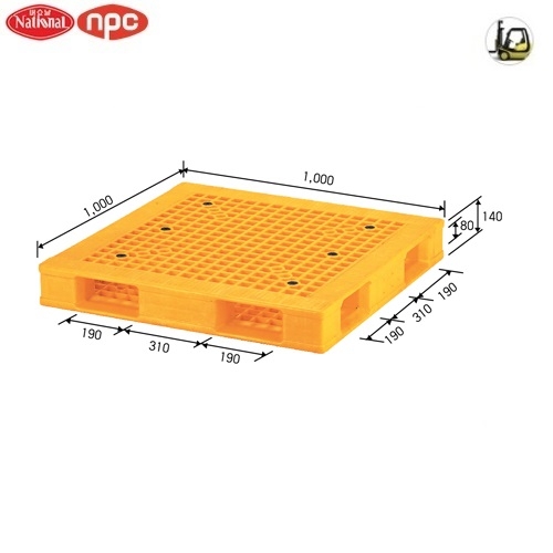 파렛트 14호 [규격 : 1,000x1,000x140㎜ ,중량 23kg]