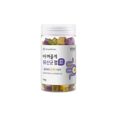 아껴줄게 유산균 껌 블루베리믹스 140g