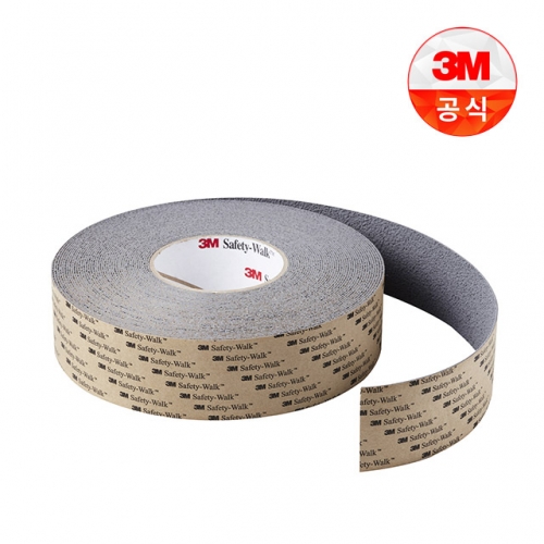 3M 논슬립테이프 완충용 미끄럼방지 테이프 그레이 50mm x 5M