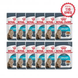 [로얄캐닌] 고양이사료 유리너리케어 그레이비파우치 12개 (85gX12) 요로계케어용 습식사료