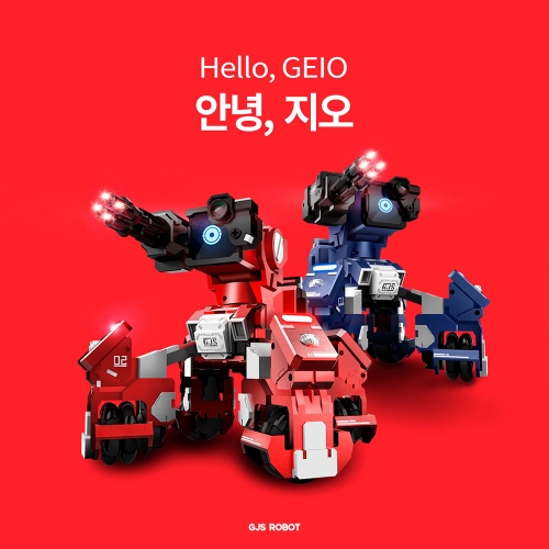 GJS ROBOT GEIO 지오 코딩교육 배틀로봇 블루+레드 패키지