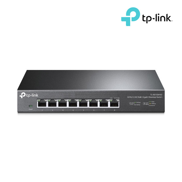 티피링크 8포트 2.5G 스위칭 허브 TL-SG108-M2