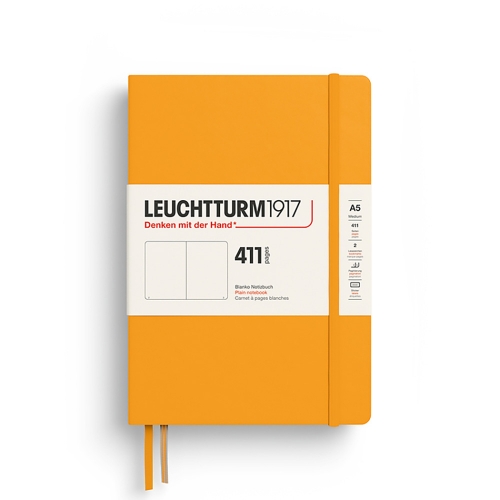 로이텀 노트 하드커버 A5 411Page (더스티 로즈, 라이징 썬, 포레스트 그린, 블랙)