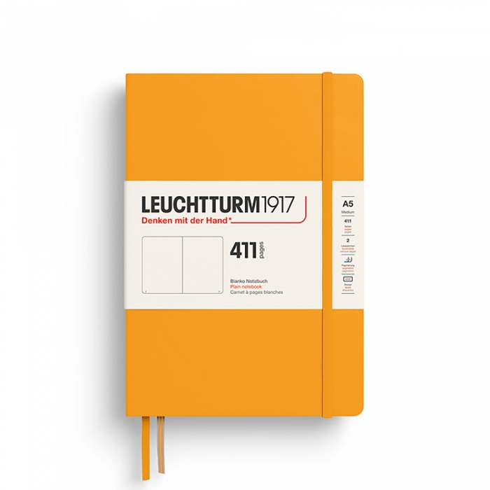 로이텀 노트 하드커버 A5 411Page (더스티 로즈, 라이징 썬, 포레스트 그린, 블랙)