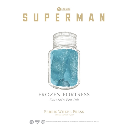 [한정판] 페리스 휠 프레스 병잉크 슈퍼맨 프로즌 포트레스 펄 28ml