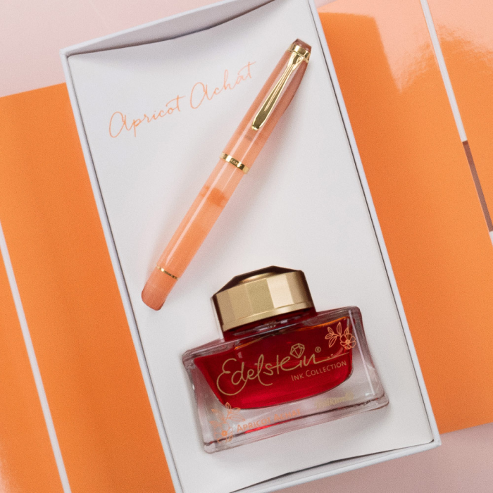[한정판] 펠리칸 만년필 M200 아프리콧 병잉크세트