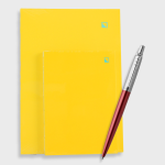 상지사 조선의노트 팝옐로우 + 파카 볼펜 조터 켄싱턴 레드