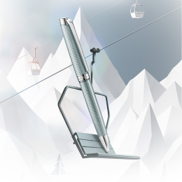 [한정판] 까렌다쉬 볼펜 레만 알파인 프로스트 CC4789.025