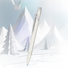 [한정판] 까렌다쉬 849 메탈 볼펜 알파인 프로스트 화이트 NM0849.125