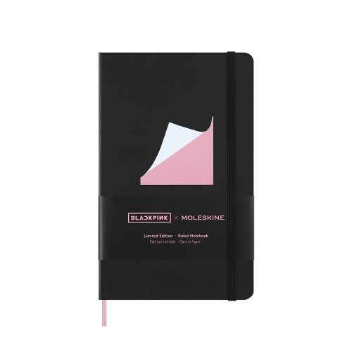 [한정판] 몰스킨 블랙핑크 노트 하드커버 룰드 라지
