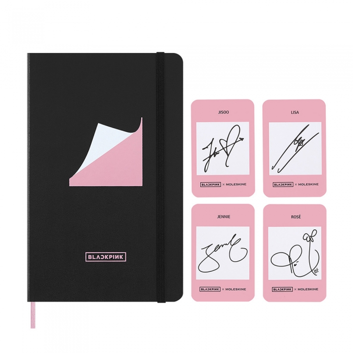 [한정판] 몰스킨 블랙핑크 노트 하드커버 룰드 라지