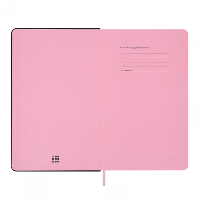 [한정판] 몰스킨 블랙핑크 노트 하드커버 룰드 라지