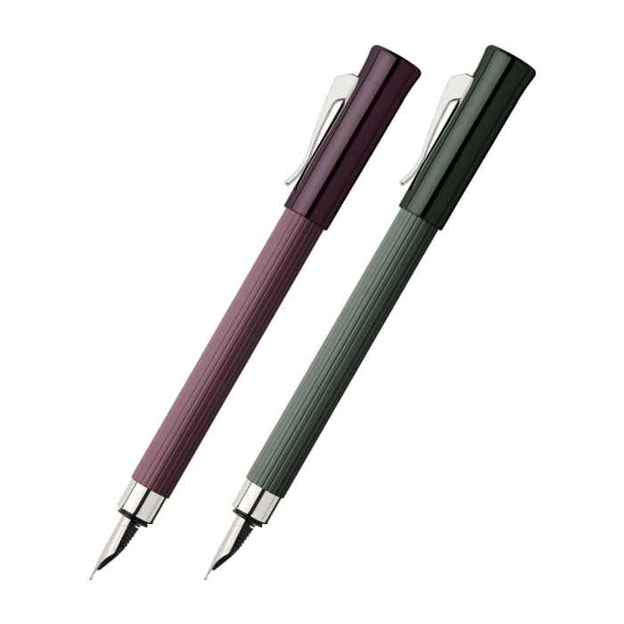 그라폰 만년필 타미시오 보르도 레드&다크 그린 141641/141681