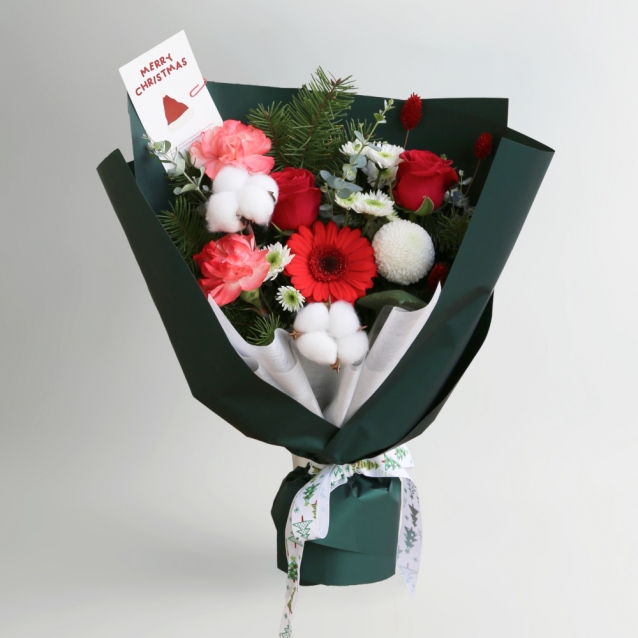 이달의 꽃 크리스마스 꽃다발