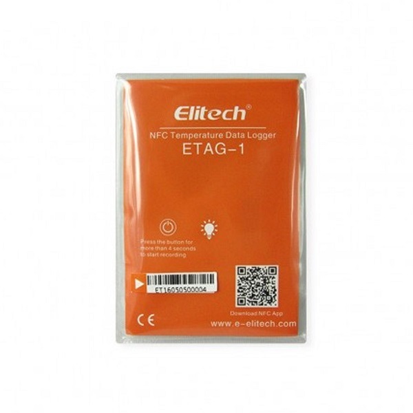 Elitech, 일회용 온도기록계, 스마트폰 데이터로거형 온도계, 한글설명서, 40000개 저장, 저가, ETAG-1
