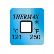THERMAX, 온도라벨테이프,  영국, 비가역성, 단일온도, 121도, EI-121, 50매/팩