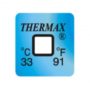 THERMAX, 온도라벨테이프,  영국, 비가역성, 단일온도, 33도, EI-33, 12*13mm, 50매/팩