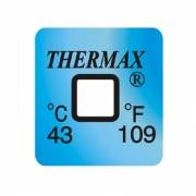 THERMAX, 온도라벨테이프,  영국, 비가역성, 단일온도, 43도, EI-43, 50매/팩