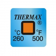 THERMAX, 온도라벨테이프,  영국, 비가역성, 단일온도, 260도, EI-260, 50매/팩