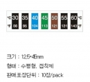 THERMAX, 온도라벨테이프,  영국, 가역성, -30도,-25도,-20도,-15도,-10도,-5도,0도, 7L-R1