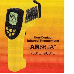 적외선온도계, 레이저온도계, -50~900도, 12:1, AR-862A+