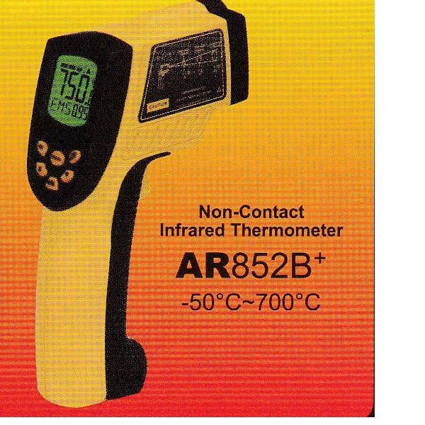 적외선온도계, 레이저온도계, -50~700도, 12:1,  AR-852B+