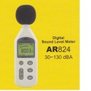 디지털 소음계, 소음측정기, 30~130dBA,35~130dBC, dc연결가능,  AR-824